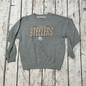 Vintage 1990s Pittsburgh Steelers NFL Football 90s Stitched Sports Sweatshirt